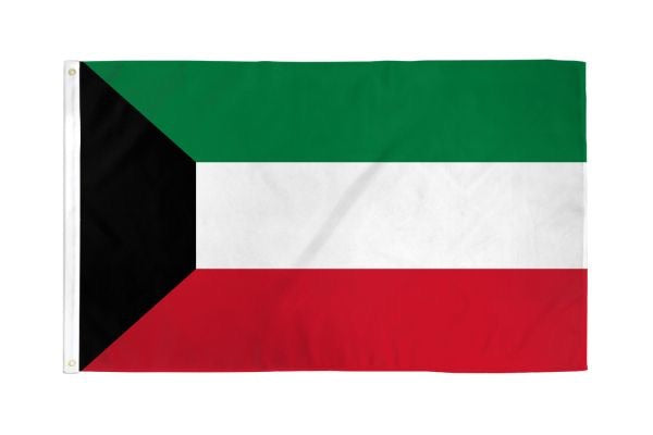 Kuwait Flag 3x5ft