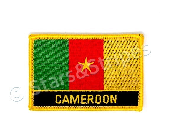 Cameroon Flag Embroidered Patch
