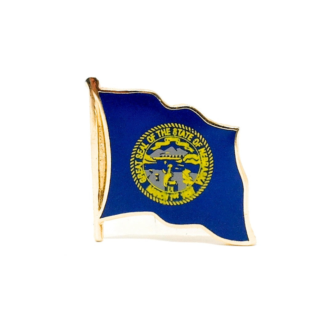 Nebraska State Flag Lapel Pin