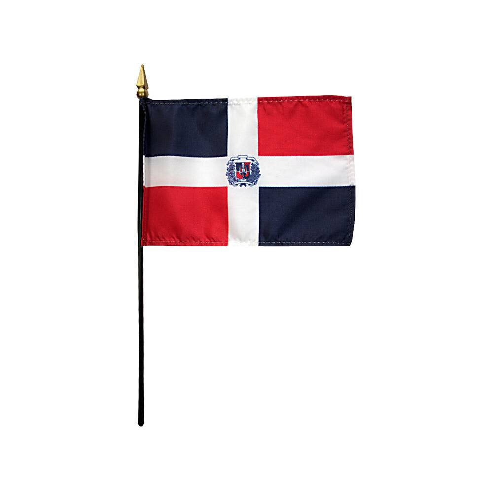 Dominican Republic Stick Flag