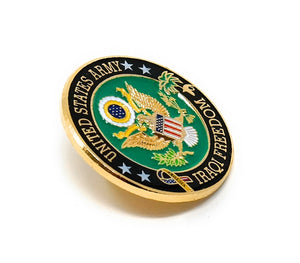 US Army Iraqi Freedom Collectable Lapel Pin
