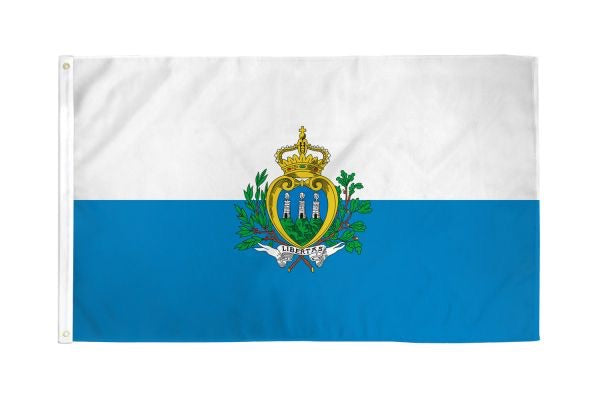 San Marino Flag 3x5ft