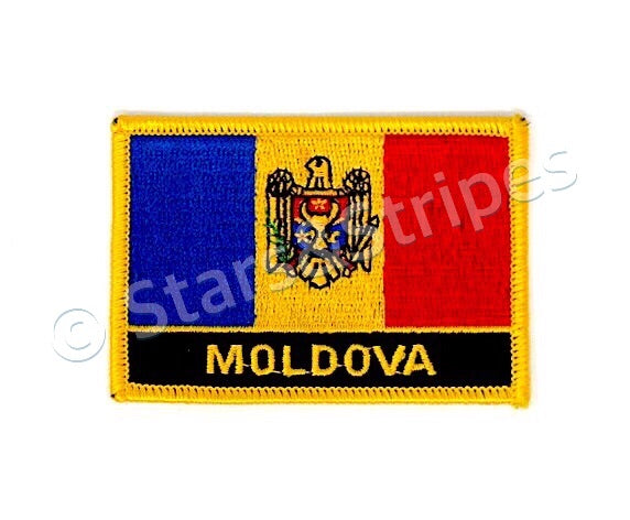 Moldova Flag Embroidered Patch