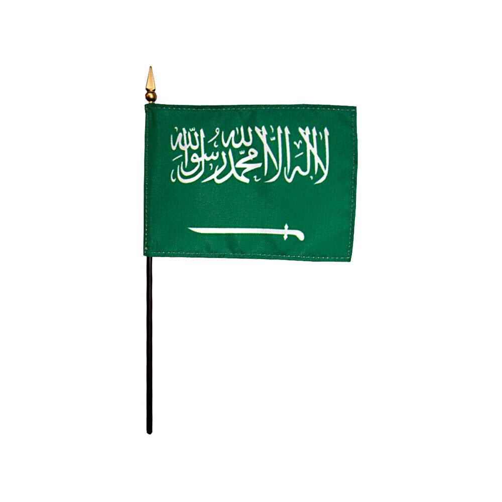 Saudi Arabia Stick Flag