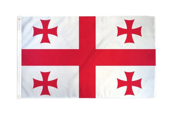 Georgia (Country) Flag 3x5ft