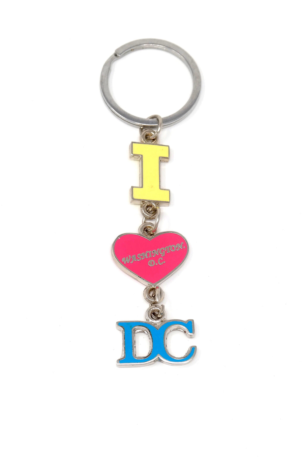 I ❤️ DC colorful Keychain