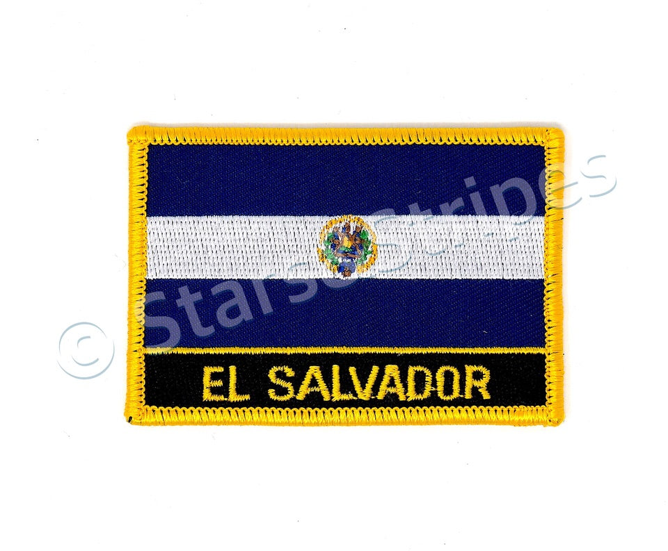 El Salvador Flag Embroidered Patch
