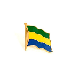 Gabon Flag Lapel Pin