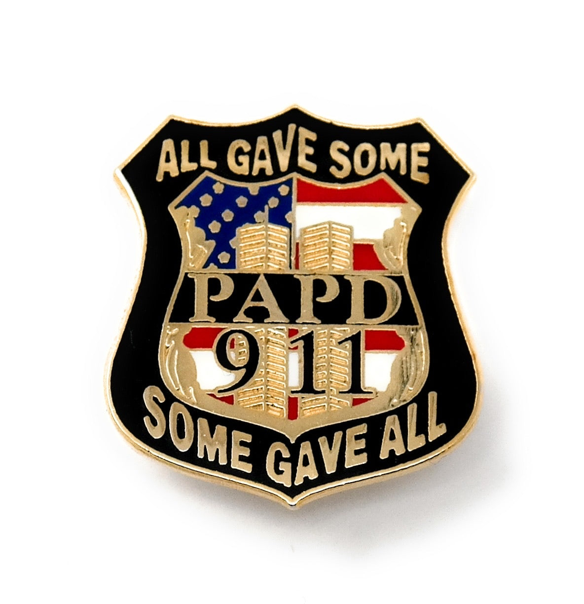 9-11 'All Gave Some, Some Gave All' PAPD Commemorative Lapel Pin