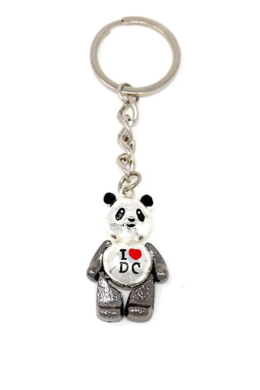Panda I ❤️ DC Keychain
