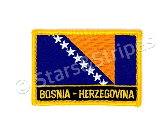 Bosnia-Herzegovina Flag Embroidered Patch