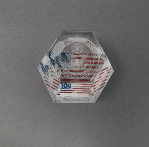 Washington DC Pentagon Shaped Crystal
