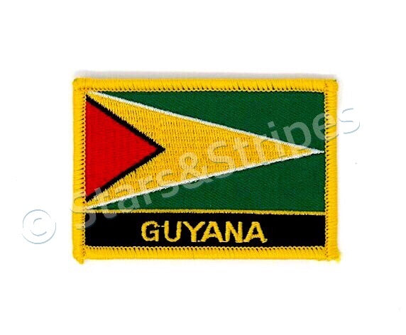Guyana Flag Embroidered Patch