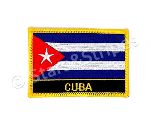 Cuba Flag Embroidered Patch