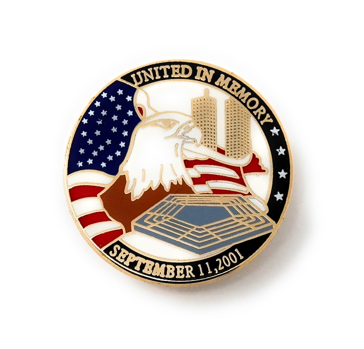 9/11 'United in Memory' Collectable Lapel Pin