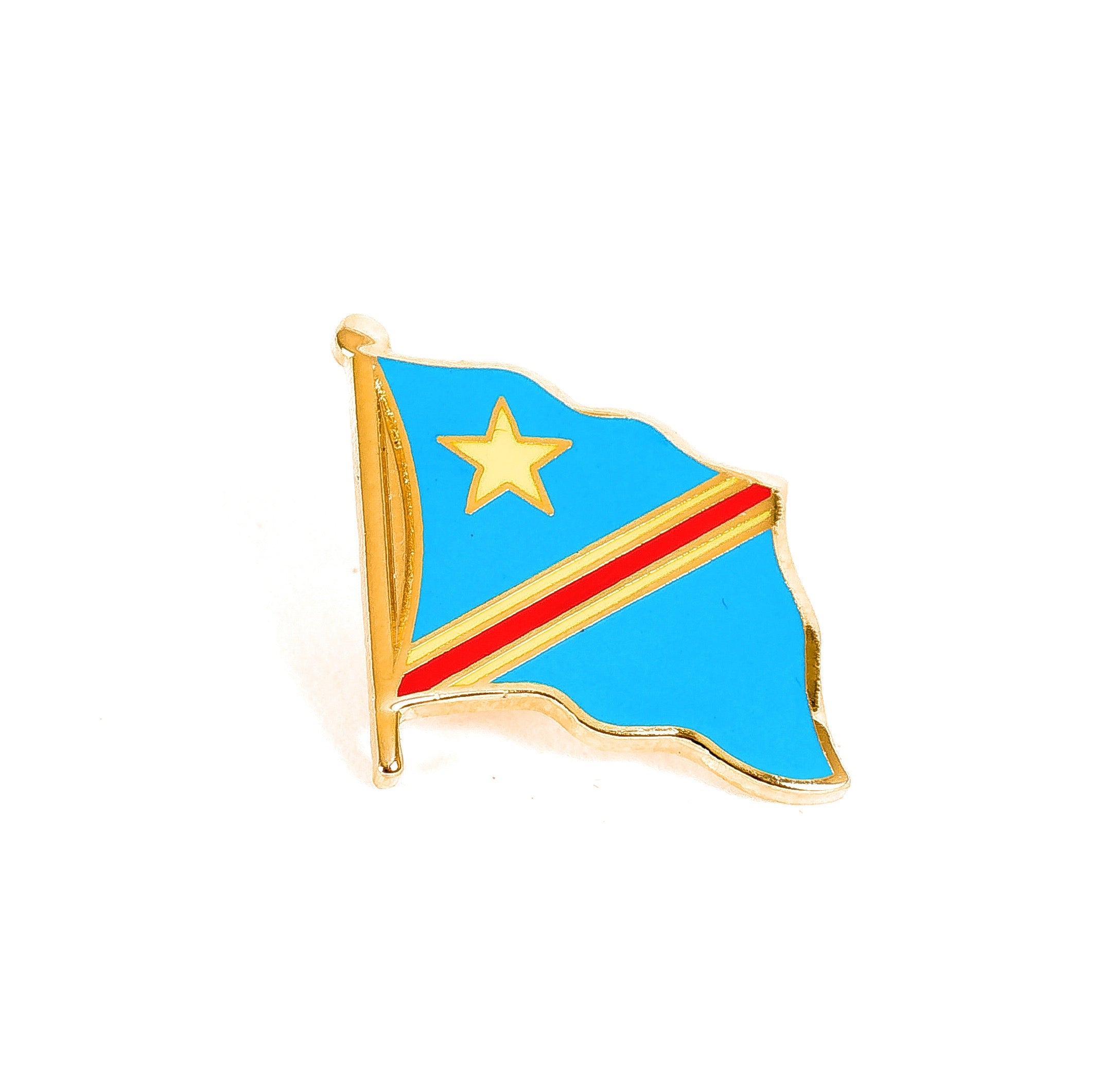 Republic of Congo Flag Lapel Pin