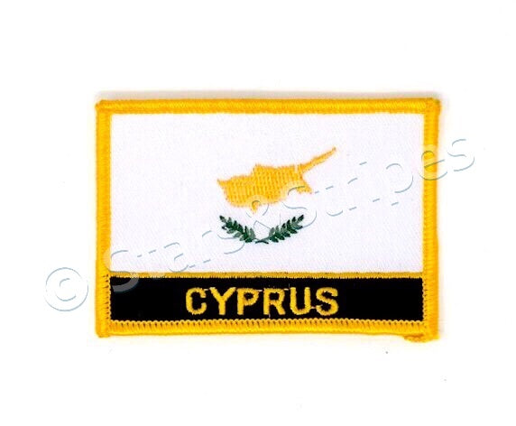 Cyprus Flag Embroidered Patch