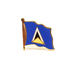 Saint Lucia Flag Lapel Pin