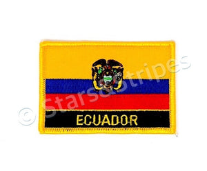Ecuador Flag Embroidered Patch