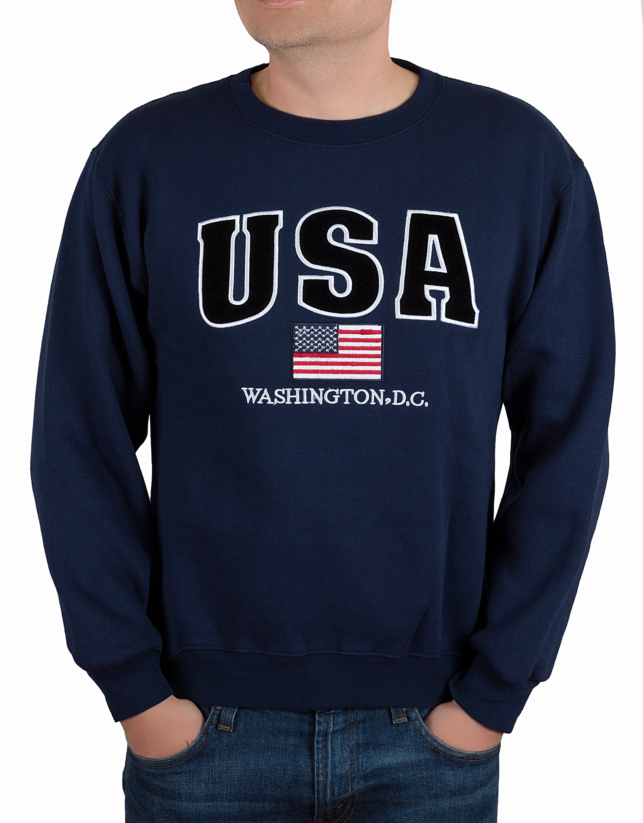 USA Embroidered Crewneck (3 Colors)