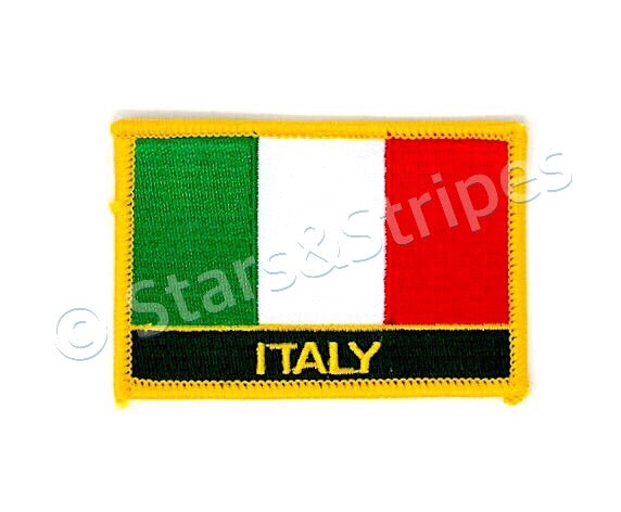 Italy Flag Embroidered Patch
