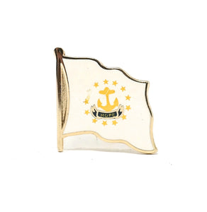 Rhode Island State Flag Lapel Pin