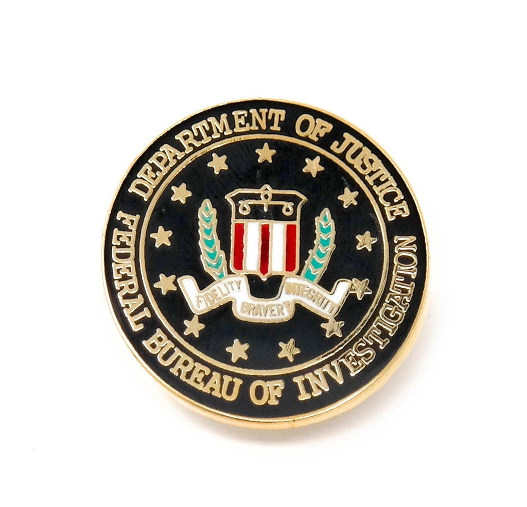 FBI Department of Justice Lapel Pin