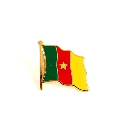 Cameroon Flag Lapel Pin