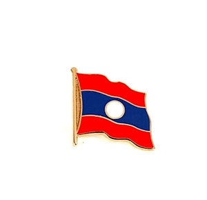 Laos Flag Lapel Pin