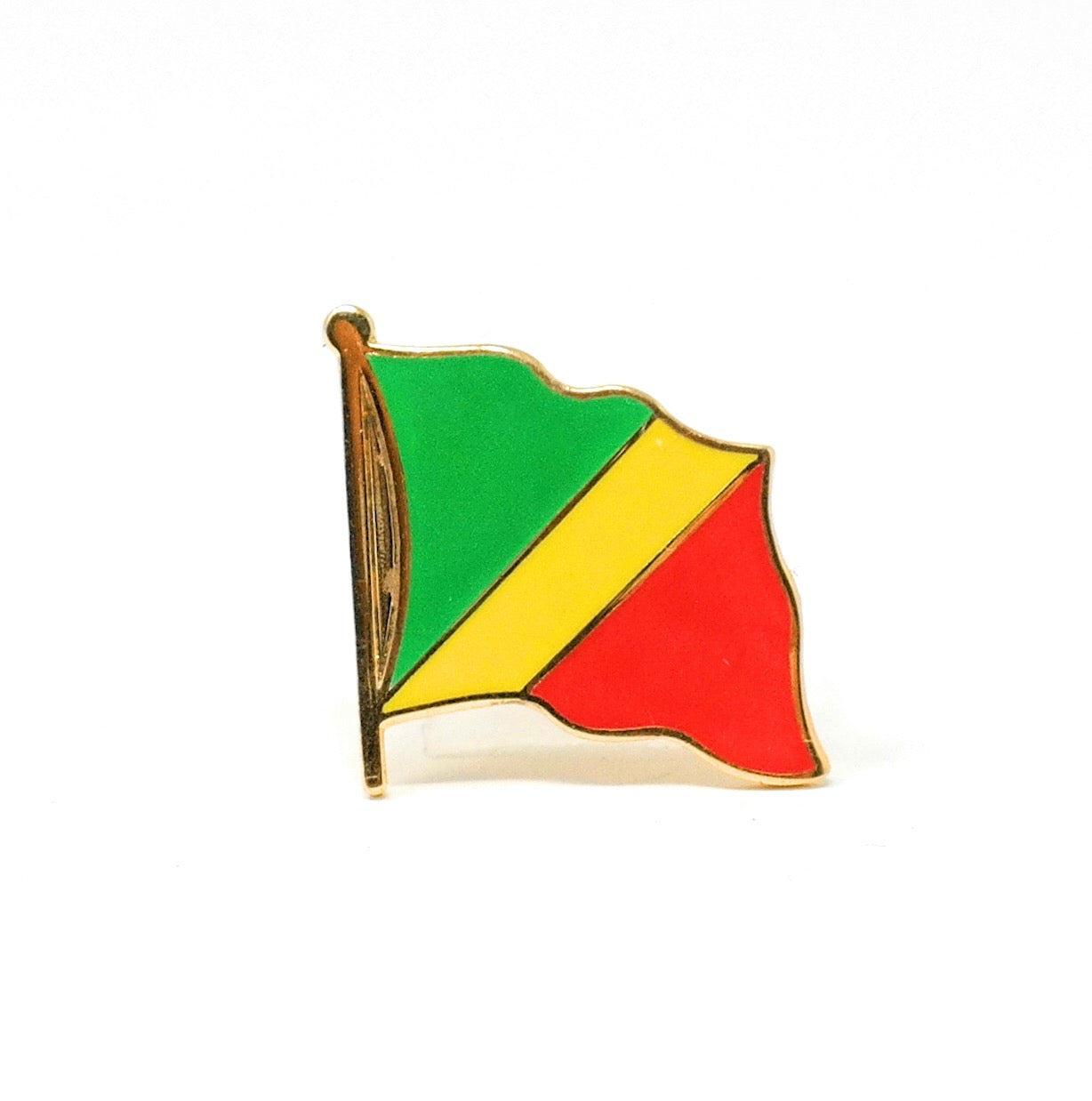 Congo Republic Flag Lapel Pin