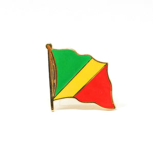 Congo Republic Flag Lapel Pin