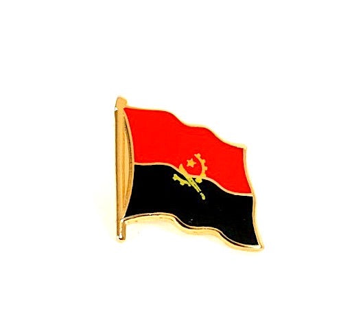 Angola Flag Lapel Pin