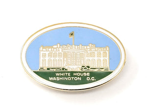 The White House Washington DC Colored  Lapel Pin