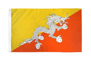 Bhutan Flag 3x5ft