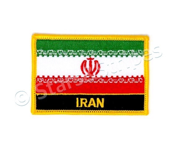 Iranian Flag Embroidered Patch