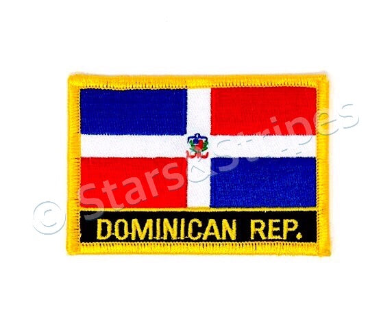 Dominican Republic Flag Embroidered Patch