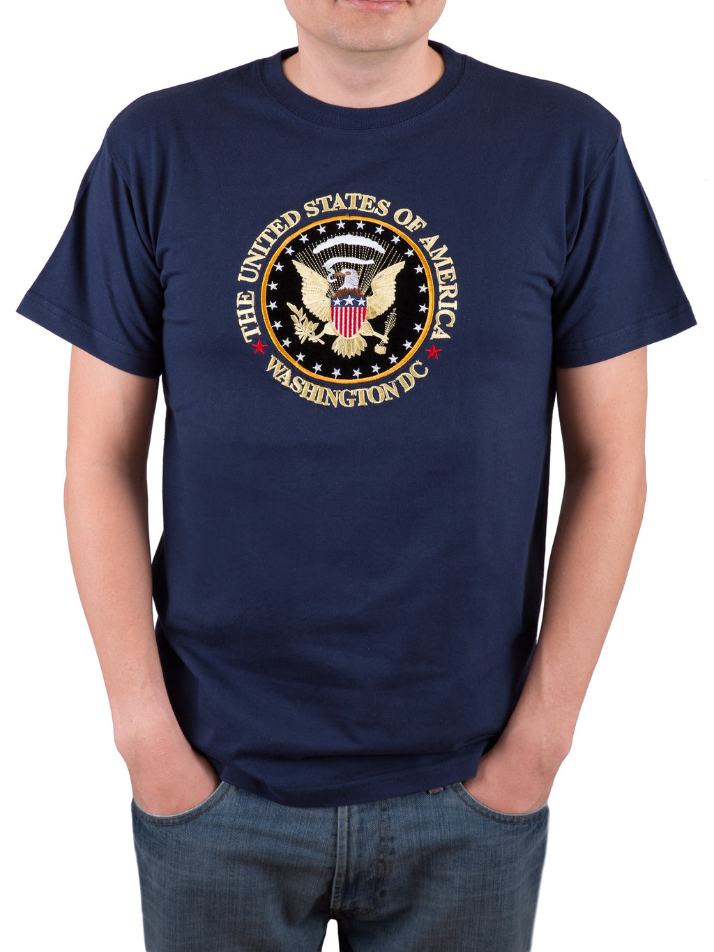 Presidential Seal Embroidered T-Shirt (4 Colors)