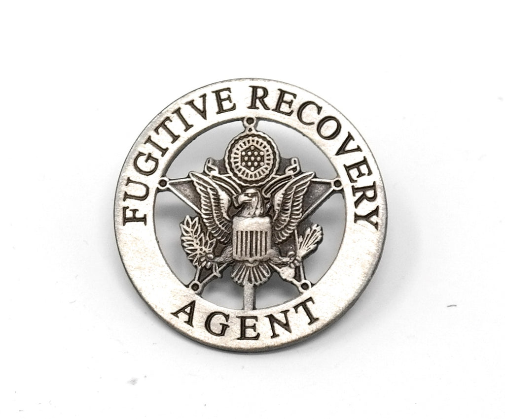 Fugitive Recovery Agent Lapel Pin