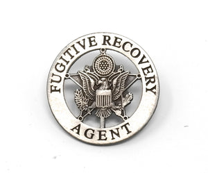 Fugitive Recovery Agent Lapel Pin