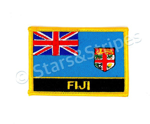 Fiji Flag Embroidered Patch