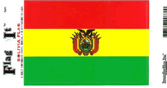 Bolivia Flag Decal Sticker