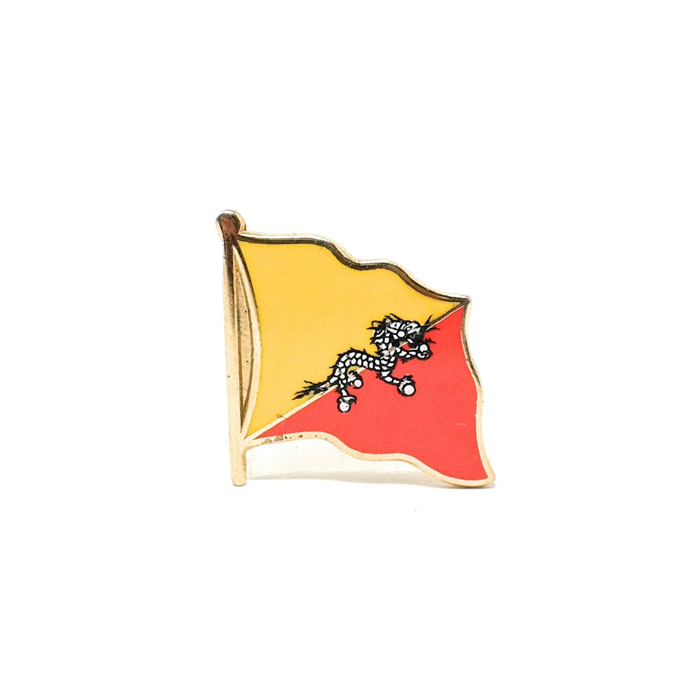 Bhutan Flag Lapel Pin