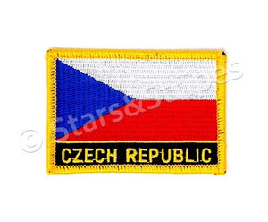 Czech Republic Flag Embroidered Patch