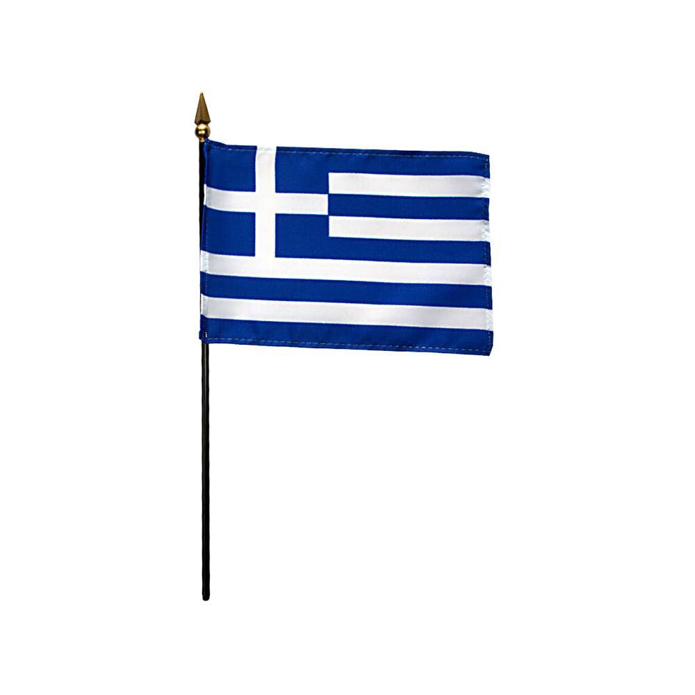 Greece Stick Flag