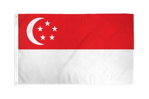 Singapore Flag 3x5ft