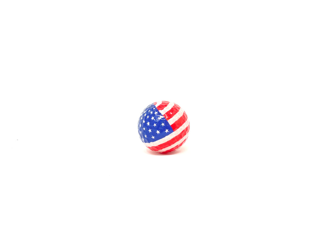 American Flag Golf Ball
