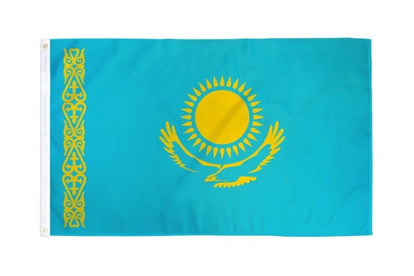 Kazakhstan Flag 3x5ft