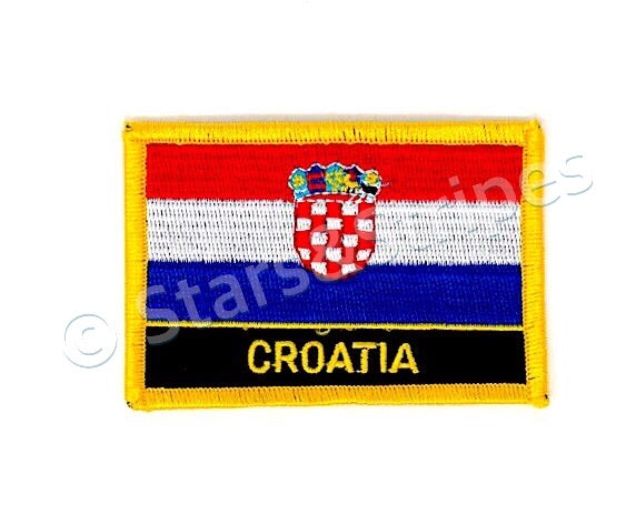 Croatia Flag Embroidered Patch