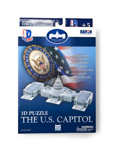 US Capitol 3D Puzzle (132 PCS)