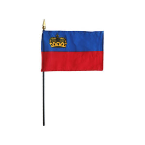 Liechtenstein Stick Flag